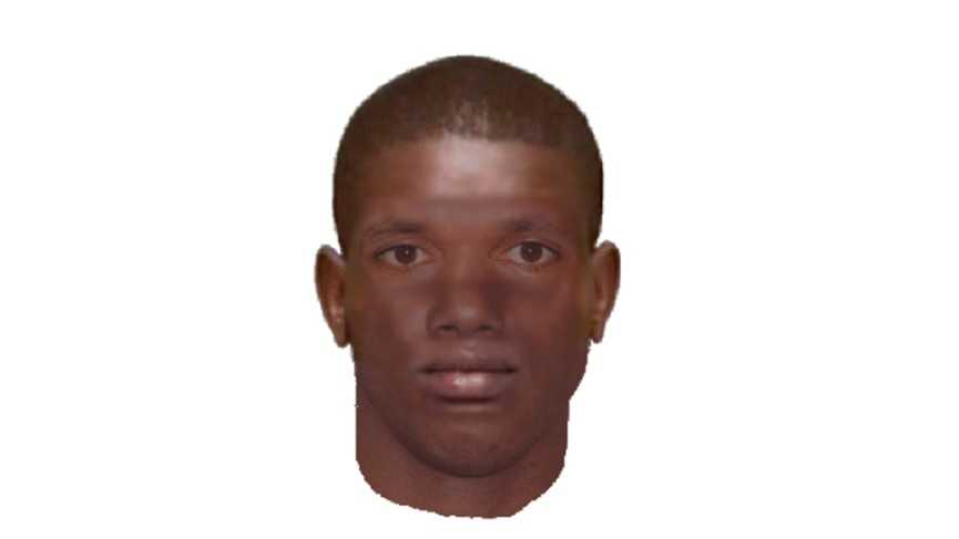 Police released this composite sketch of one of the four men sought in a robbery that happened in the CBD Wednesday morning.
