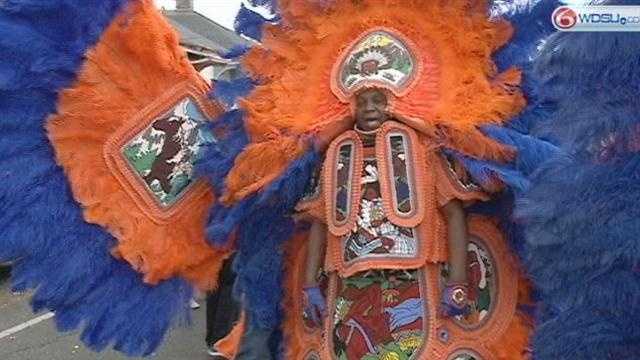 Mardi Gras Indian Tribes show off costumes at Super Sunday