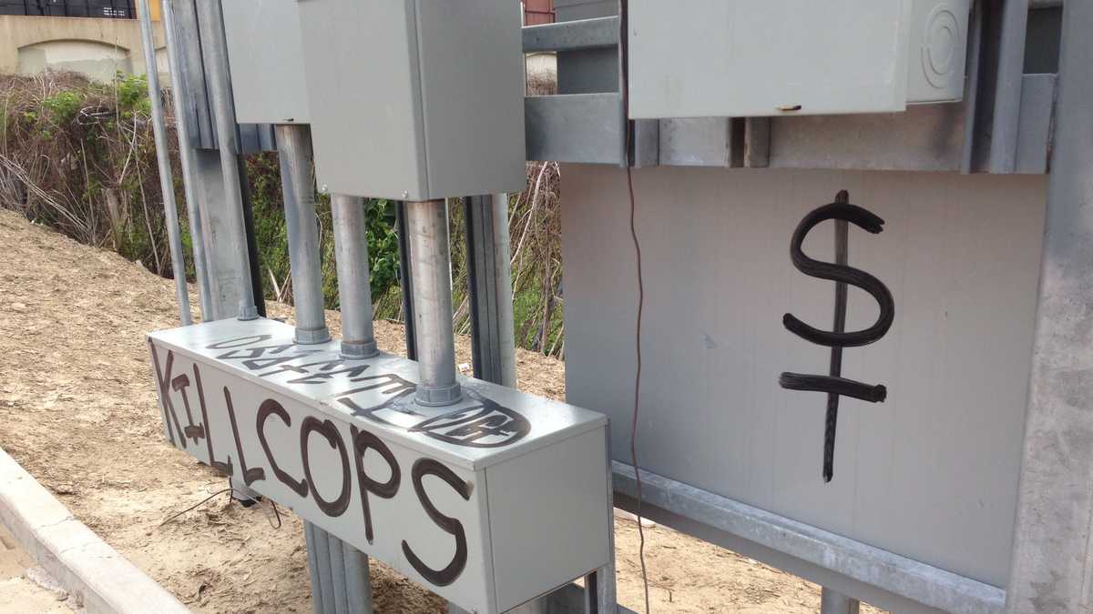 Images: Offensive graffiti outrages residents in Bywater