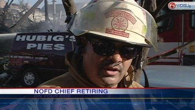 The New Orleans Fire Department is apparently looking for a new chief to replace Charles Parent.