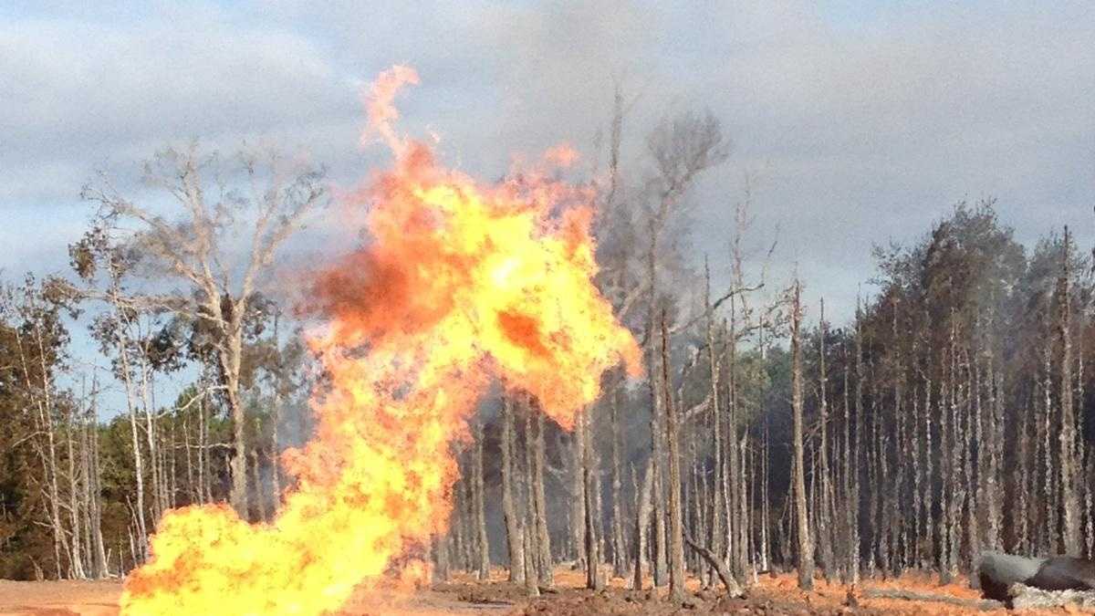 Gas line explodes in Washington Parish; Thousands without power