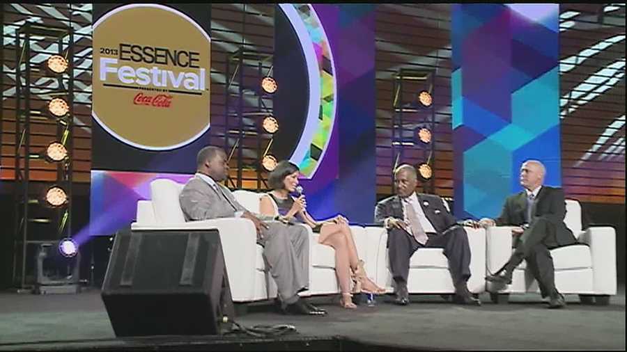 Anti-crime summit took place at the Morial Convention Center Saturday during Essence Fest.