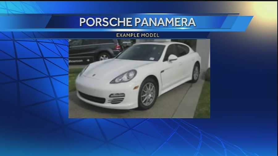 Police say a 2011 or 2012 white Porsche Panamera hit NOPD Officer Rodney Thomas Sunday at about 1 a.m.