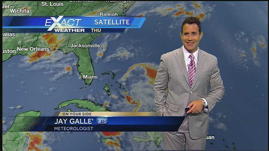 WDSU Exact Weather meteorologist Jay Galle has the latest on the tropics.