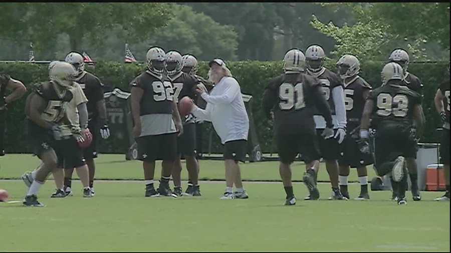 Saints begin Training Camp practices Friday.