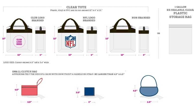 DIY NFL Clear Tote Bag