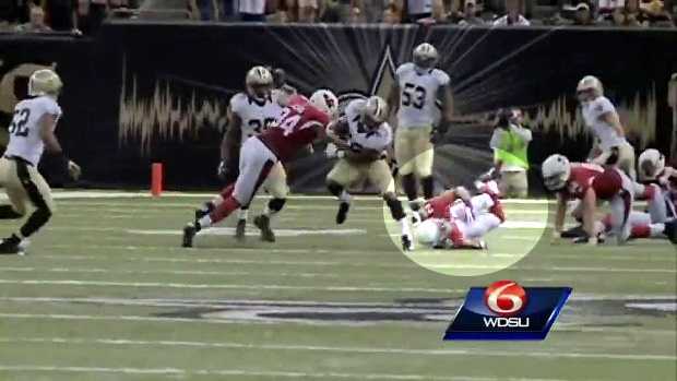 Cardinals safety loses tip of finger in Sunday's game vs. Saints