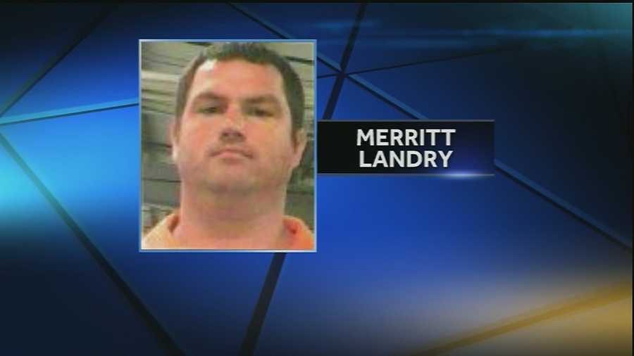 Merritt Landry was arrested in July and is accused of shooting a teen in the head.