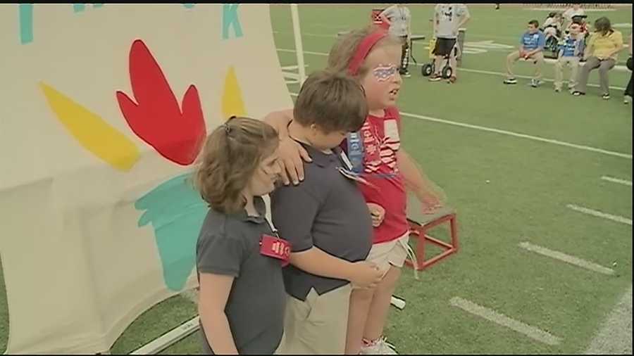 Competition was fierce Wednesday morning at the St. Tammany Middle School Special Olympics as athletes competed in the spirited contest.