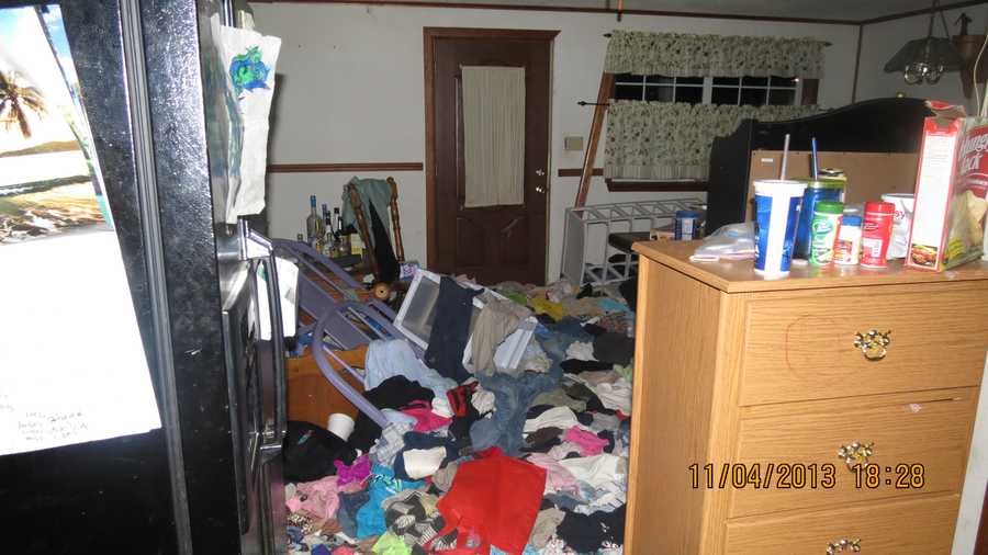 Several children were found living in deplorable living conditions in a home (pictured) in the 16000 block of Highway 1064 in Natalbany, La.
