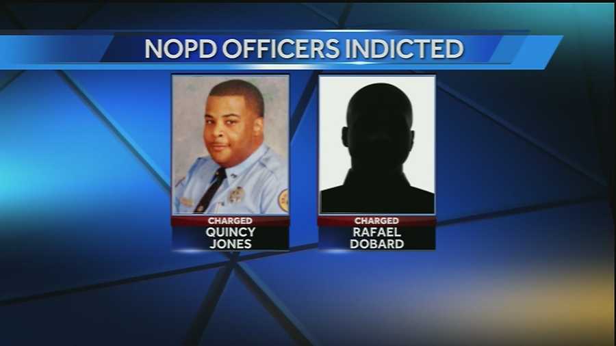 According to a news release from the U.S. Attorney’s Office, Rafael Dobard, 39, and Quincy Jones, 33, conspired to “enrich themselves and others by obtaining N.O.P.D. confidential informant funds by fraud, and by corruptly making payments to other officers in their unit.”