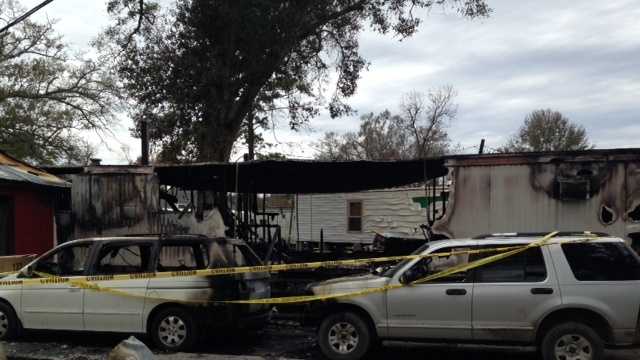 Three children killed in mobile home fire