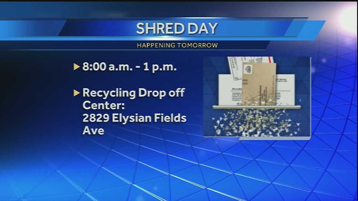 City hosts shredding day Saturday