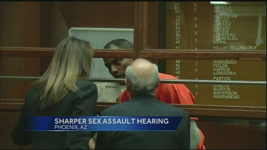 A judge in Phoenix, Ariz., held a hearing Wednesday in which lawyers challenged evidence in the rape investigation of Darren Sharper.