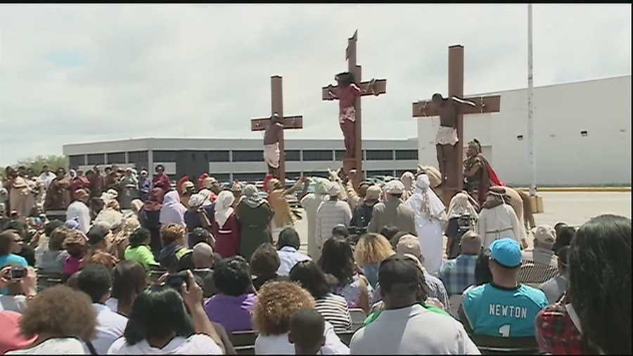 On Good Friday in New Orleans, local Christians remember the crucifixion of Jesus Christ.