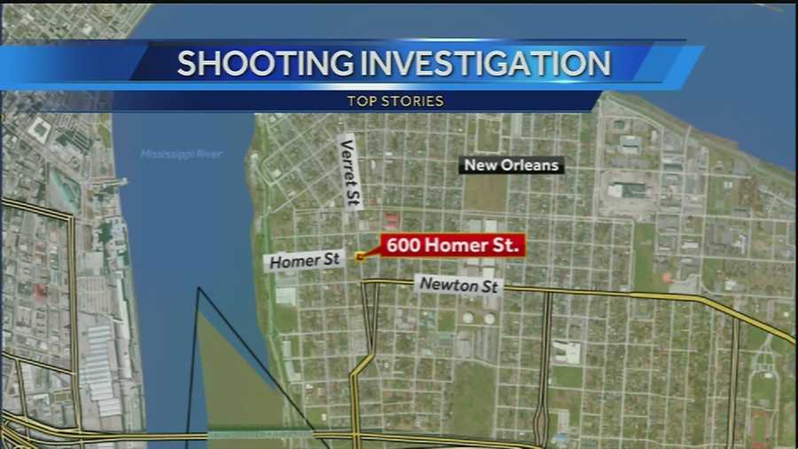 New Orleans police are investigating a shooting in Algiers.