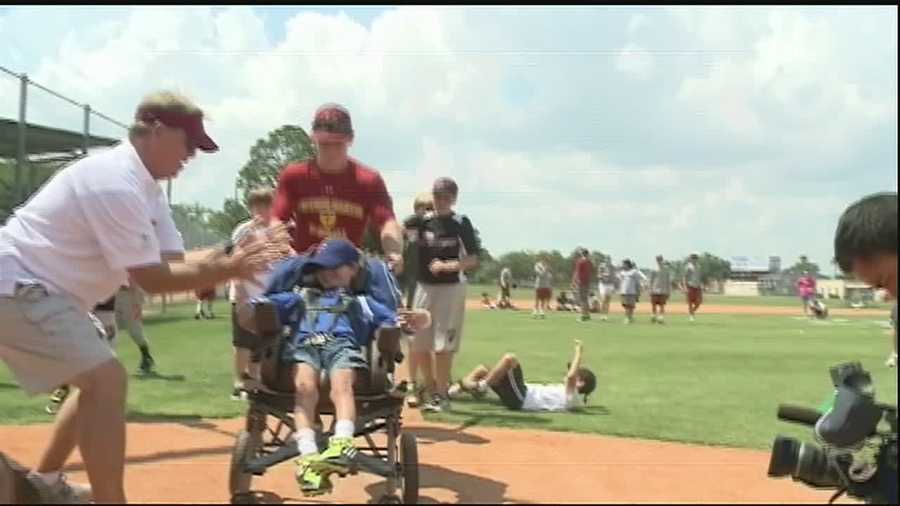 A look at how Children's Hospital is helping special needs children play sports.