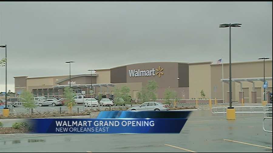 A brand-new Walmart is New Orleans East is opening its doors Wednesday.