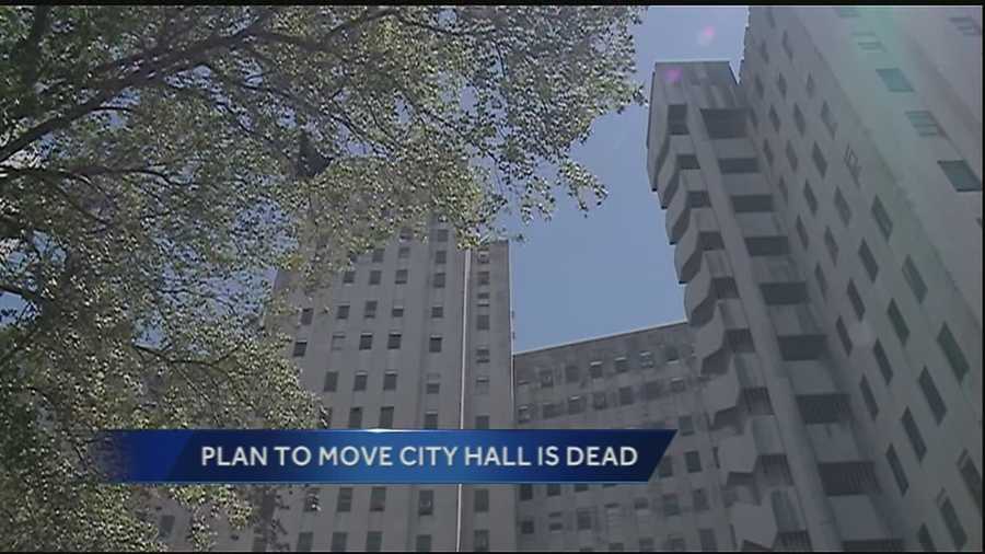 A plan to move New Orleans' City Hall appears to be dead.