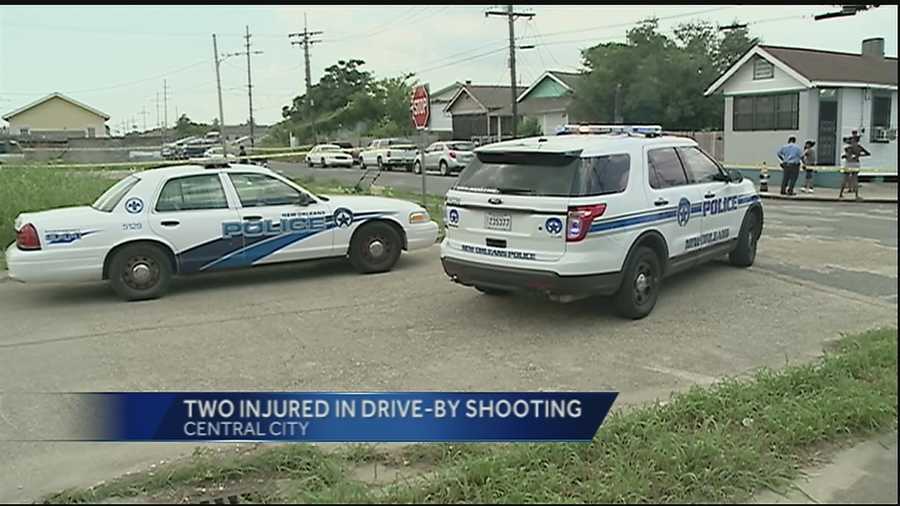 Two people were injured in a shooting on South Salcedo Street on Saturday.