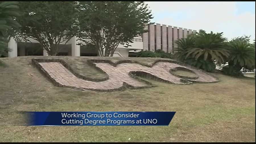 UNO has announced that a working group will determine which of the university's 84 degree programs will be eliminated in the coming months.