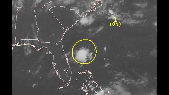 NHC monitors system off Fla. coast with zero chance of tropical cyclone ...