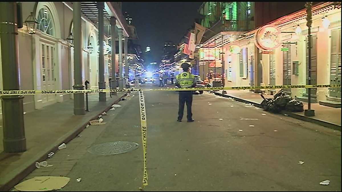 Images NOPD investigates shooting on Bourbon Street