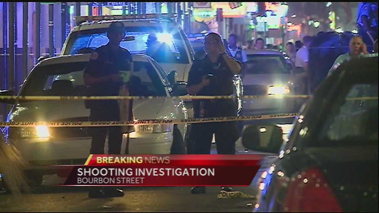 Images: NOPD Investigates Shooting On Bourbon Street