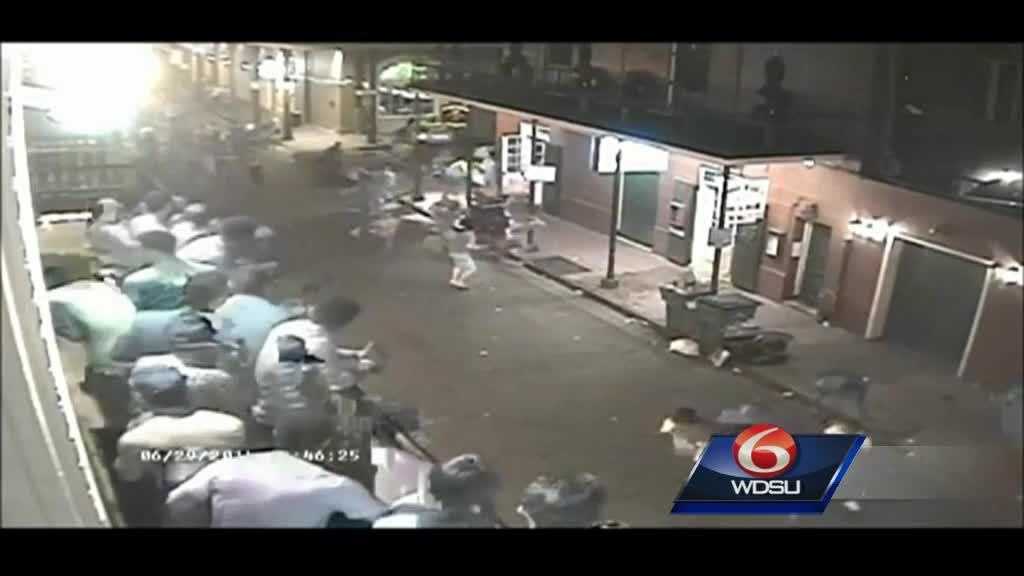 FramebyFrame Suspect in Bourbon Street shooting caught on