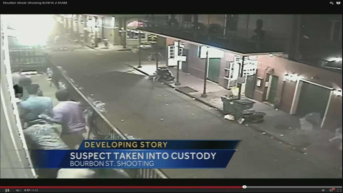 Suspect arrested in Bourbon Street shooting