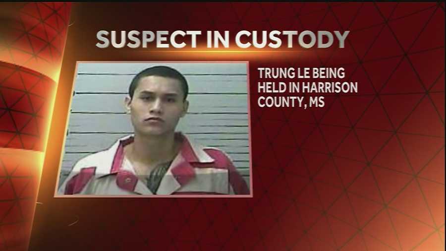Trung Le being held in Harrison County, MS