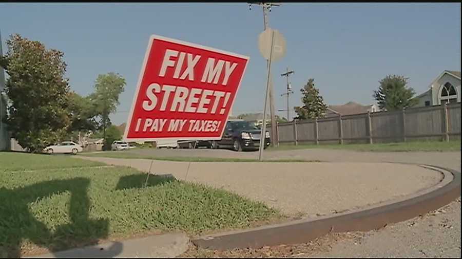 People living in Lakeview are doing what they can to drive home the message that their streets are badly in need of repairs. They are having their own community meeting Tuesday to highlight to growing problem.