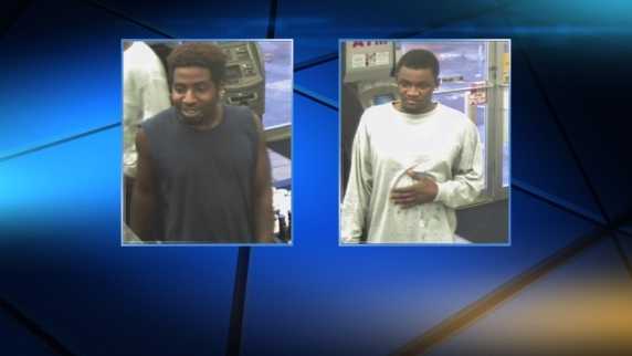 Two men are being sought by investigators in Jefferson Parish in connection with two vehicle burglaries in Terrytown.