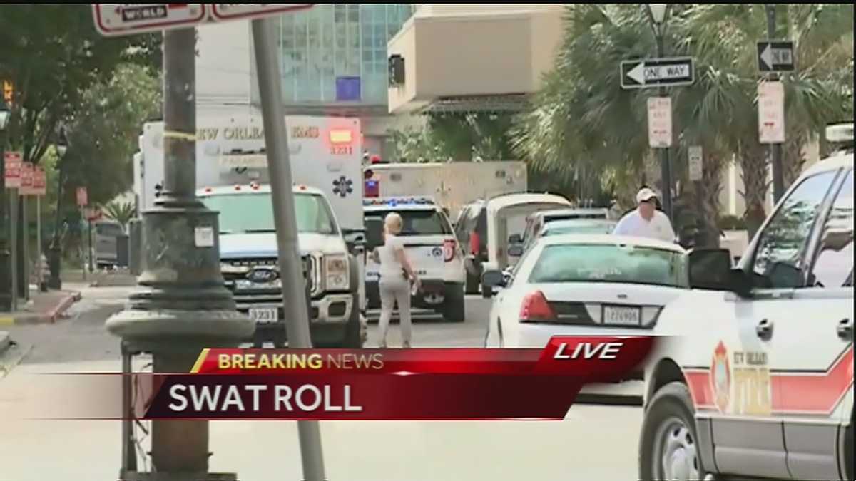 1 dead, 1 injured in standoff with New Orleans SWAT team at downtown hotel