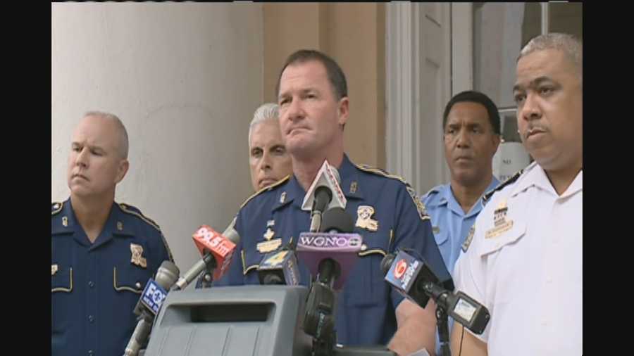 State Police Superintendent Col. Mike Edmonson held a news conference Thursday afternoon where he announced that troopers will remain in New Orleans after Labor Day.
