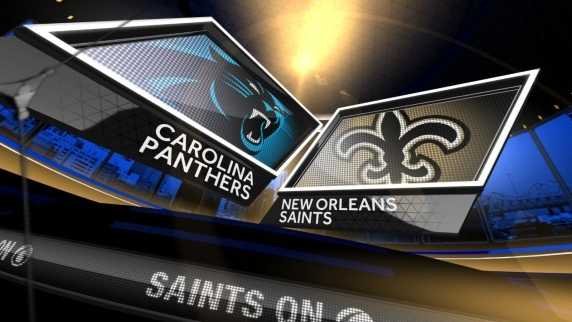 What time is the New Orleans Saints vs. Carolina Panthers game
