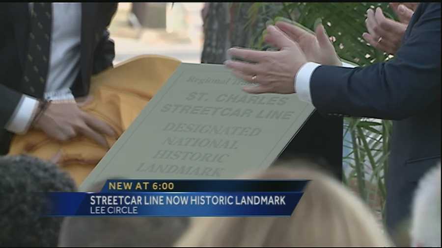 The New Orleans Streetcar line has been added to the National Historic Landmark list.