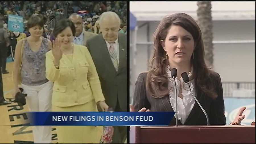 The battle over the Benson empire continues to play out in Orleans Civil Court.