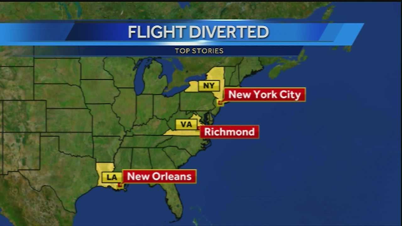 Window problem diverts New Orleans flight bound for New York City