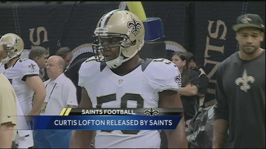 The New Orleans Saints have released defensive team captain Curtis Lofton.
