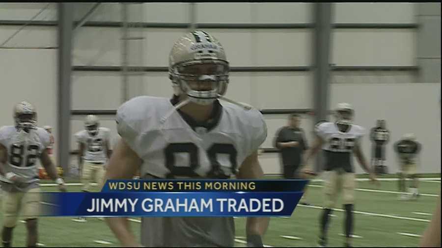 Jimmy Graham was traded to the Seattle Seahawks.