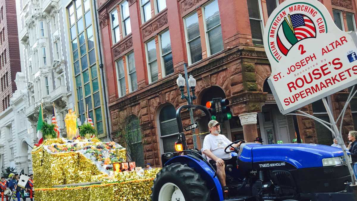Plenty of beads, cheers and fun at New Orleans St. Joseph's Parade