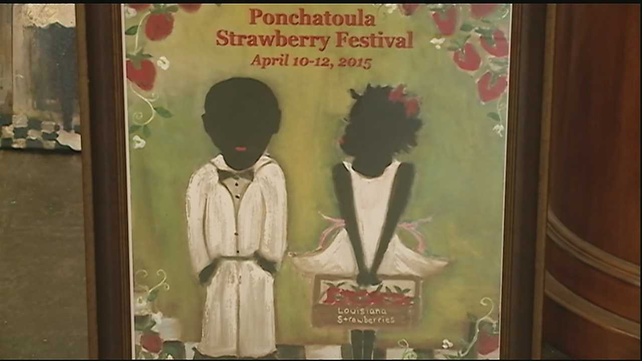 Strawberry Festival poster won't be sold on festival grounds