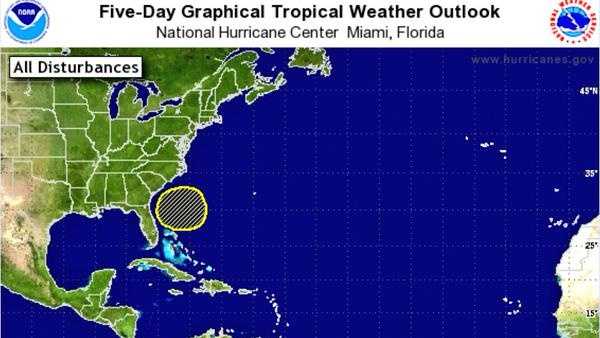 National Hurricane Center monitoring potential area of low pressure ...