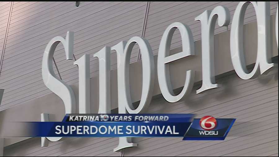 Ten years forward, one of the most iconic places remains the Superdome. It's a reminder that even when the scope of a storm is massive, survival can depend on just a couple of inches.