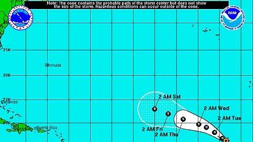 Hurricane Fred Forms In The Atlantic