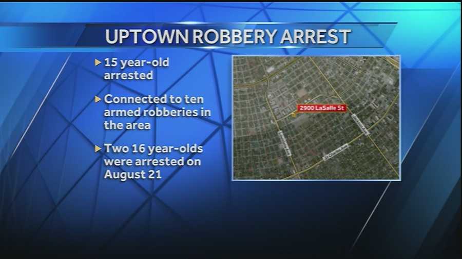 Three teenagers arrested in connection with several Uptown robberies, NOPD says