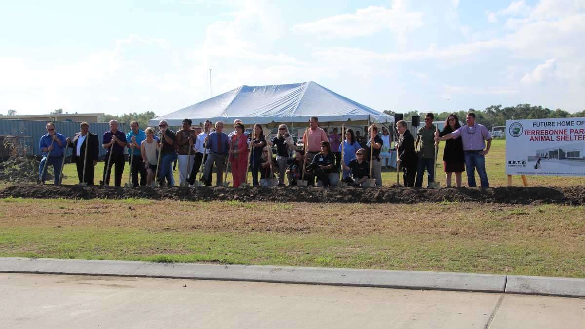Photos Terrebonne Parish Animal Shelter groundbreaking