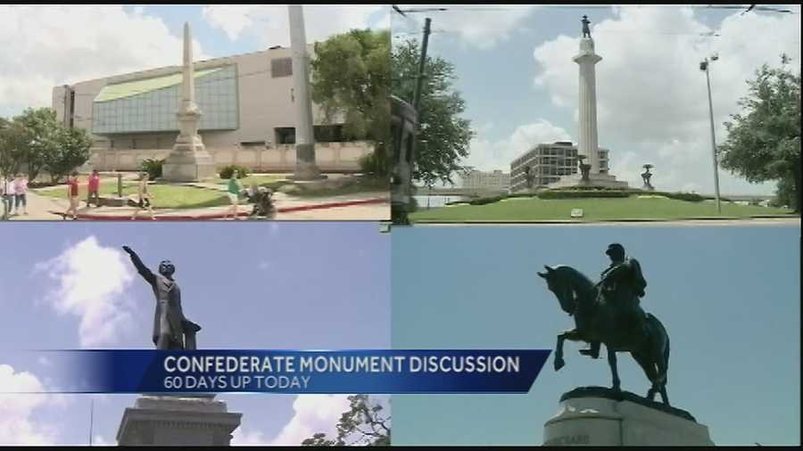 Sixty days have passed since New Orleans Mayor Mitch Landrieu declared a two-month-long period for discussion about the future of four Confederate monuments in the city -- clearing the way for a possible move to relocate the statues in the near future.