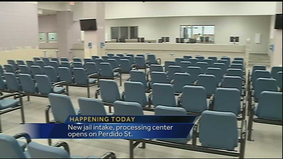 The Orleans Parish Sheriff's Office will open its new intake and processing center on Wednesday.